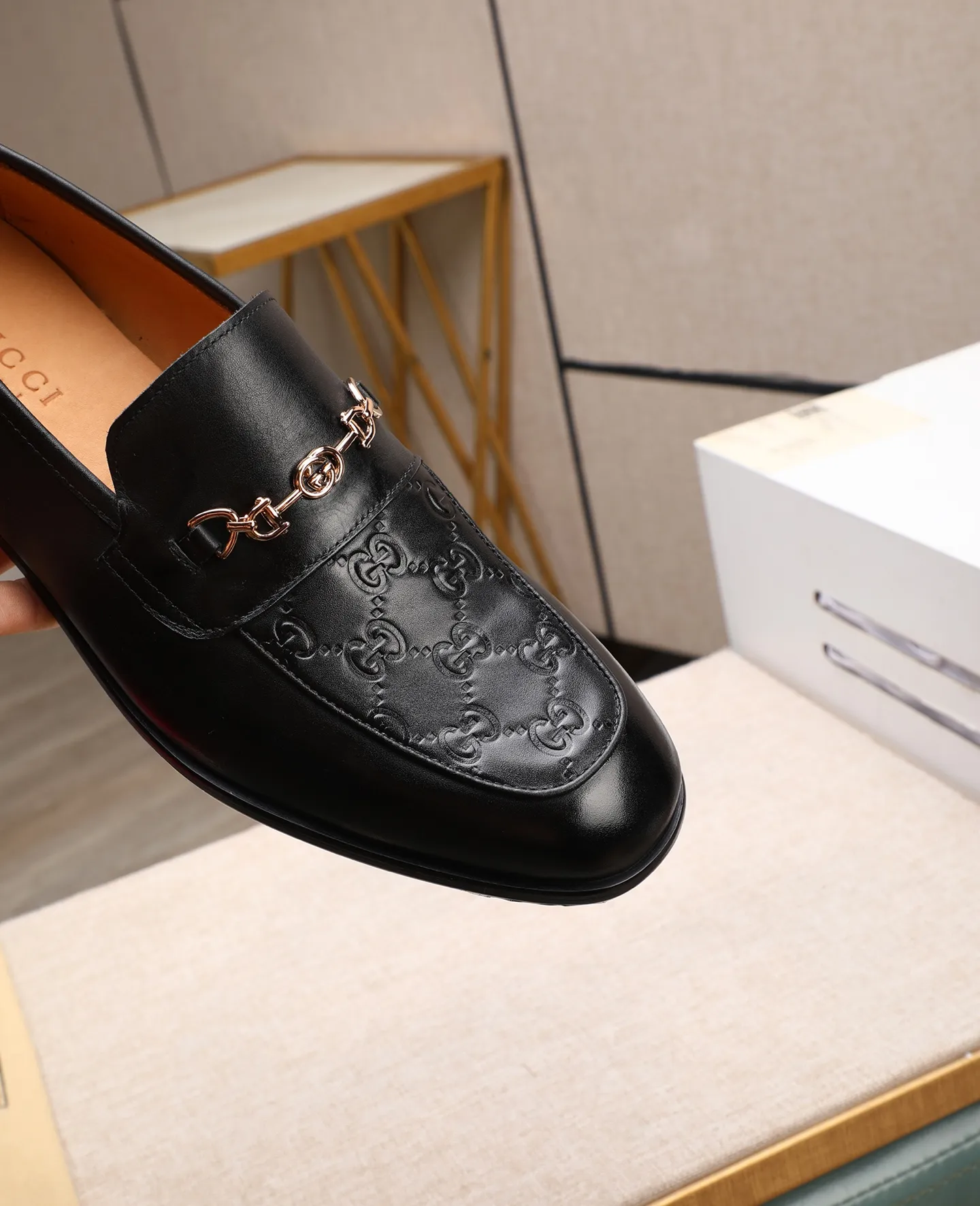Men's shoes 💰620 📛📛Original version (water-dyed cowhide) Gucci GUCCI official website formal shoes 🌀 Italy 🇮🇹 imported cowhide ➕ top imported water-dyed cowhide lining 💋 fine handmade original bottom, the real thing looks better when photographed in person Standard size 39-44 (38 45 customized)